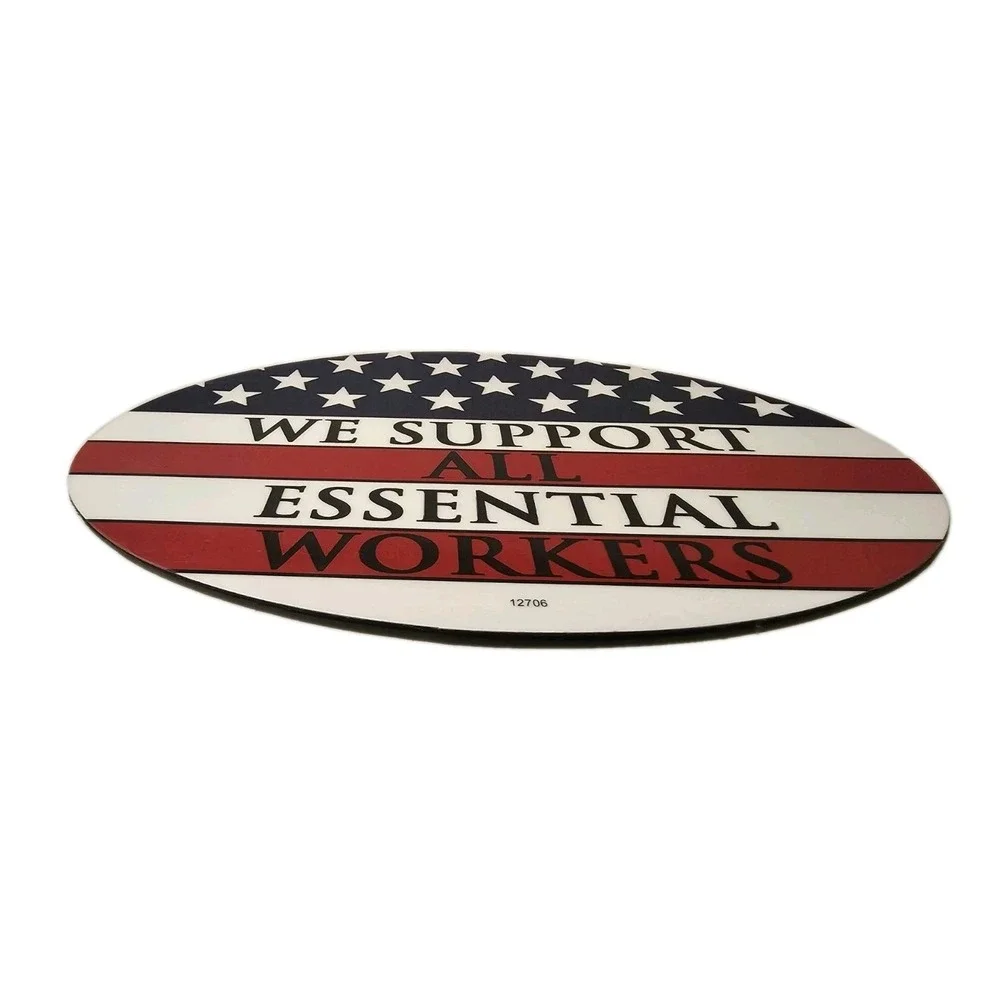 We Support All Essential Workers 6x4 Refrigerator Magnet Memorabilia Collectible